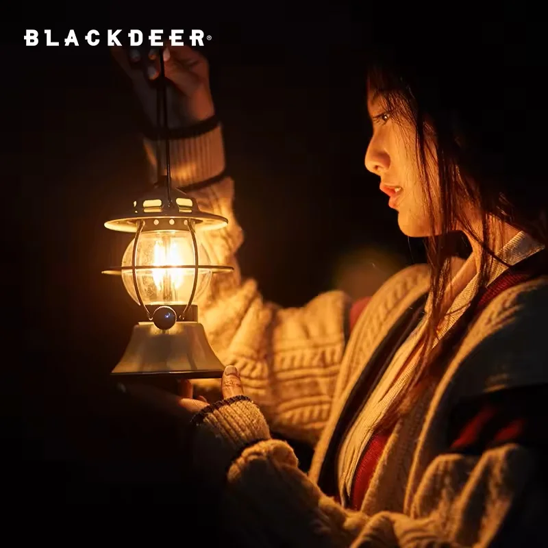 Blackdeer LED Retro Camping Lantern Rechargeable Tent Light Adjust