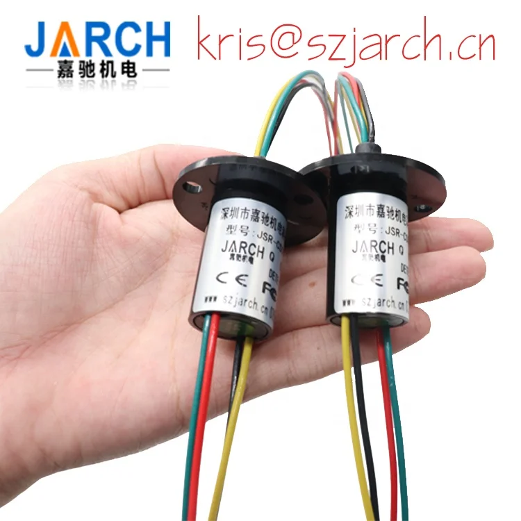 Through Hole Size 3mm70mm Flat Pcb Pancake Slip Ring Flanges