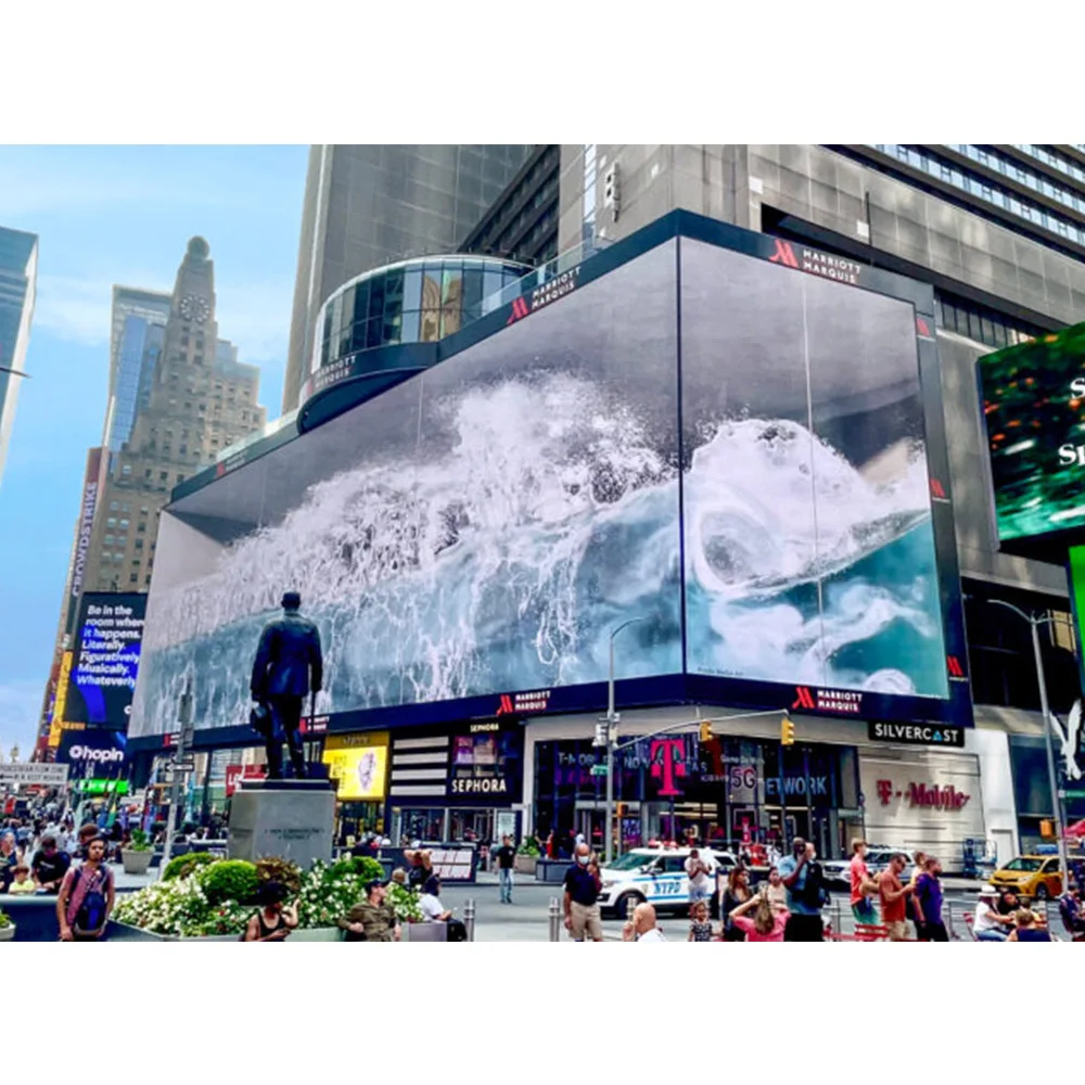 Display LED 3D all'aperto