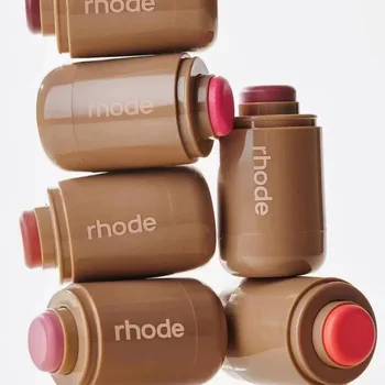 High-quality Beauty Rhode Skin Pocket Blush Stick Lip and Cheek Dual-purpose Blush Cream Long-lasting Natural Nude Makeup Blush