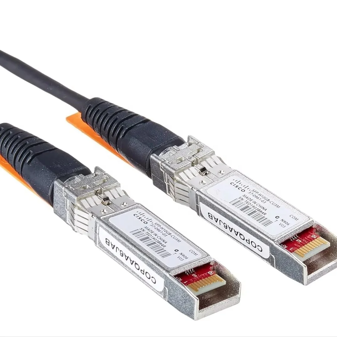 SFP-H10GB-CU3M 10GBASE-CU Sfp + кабель 3 м Ethernet оптовая продажа поддержка коммутаторов маршрутизаторов серверов кабели для передачи данных оптом