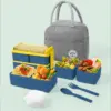 Green [bag+sauce box+lunch box]
