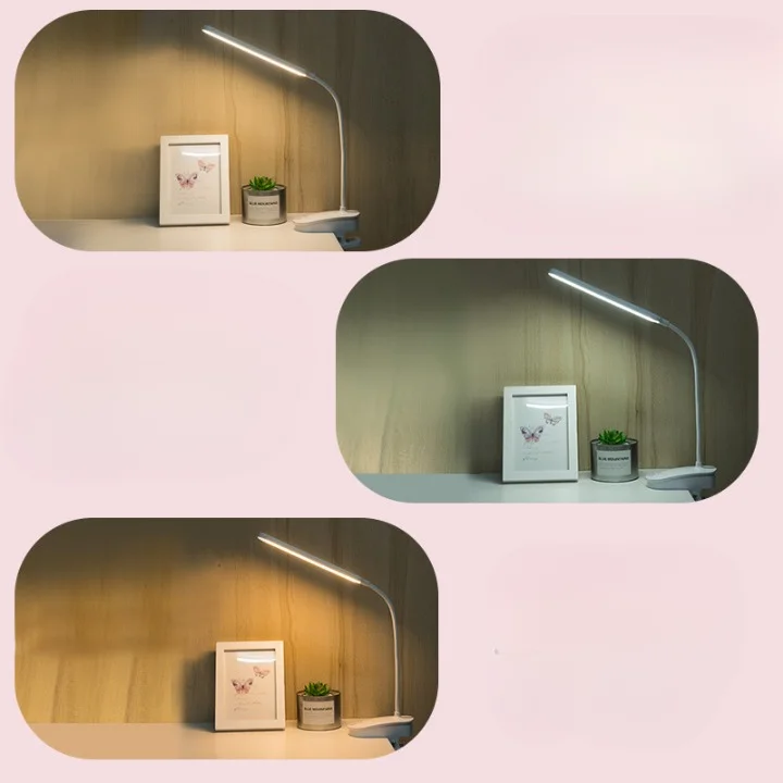 LED Eye Protection Hot Sales Dormitory Study Rechargeable Clipping Desk Lamps