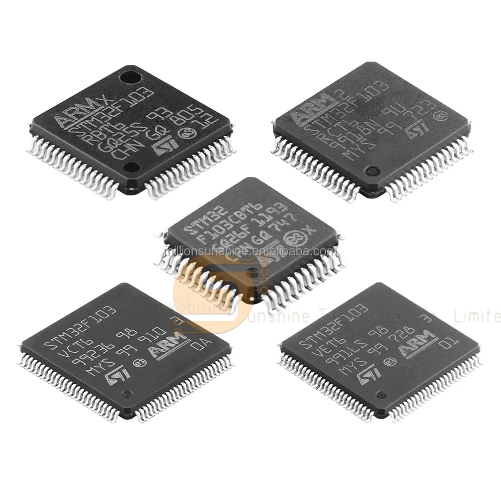 STM32F103C8T6 STM32F103CBT6 STM32F103RCT6 STM32F103C6T6 STM32F103 Serie STM32 Chip IC details