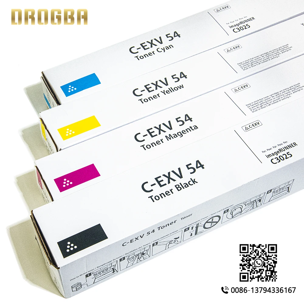 Color Copier Toner Powder Cartridge  for Canon  CEXV 54 NPG74 GPR58  Cexv54 Npg 74  Gpr58 IR ADV C3025 3025I