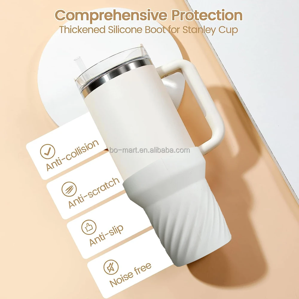 Silicone Accessories For Stanley Cup Protective Silicone Bumper Boot