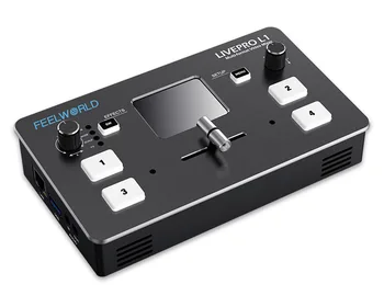 FEELWORLD Video Mixer Switcher Live Streaming Newest 4 hd Inputs Usb 3.0 Livestreaming and Recording LIVEPRO L1 4k Video Mixer detail image