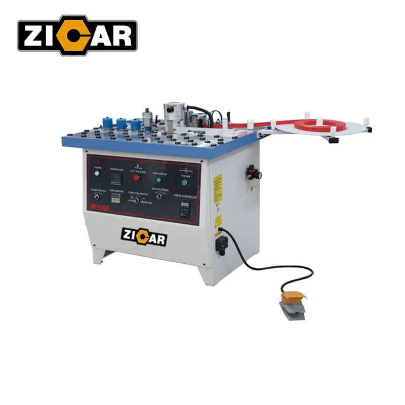 ZICAR MF515C Straight and Curve Wood Manual Edge Banding Machine Cheap Semi Auto Manual Pvc Edging Bander for Wood