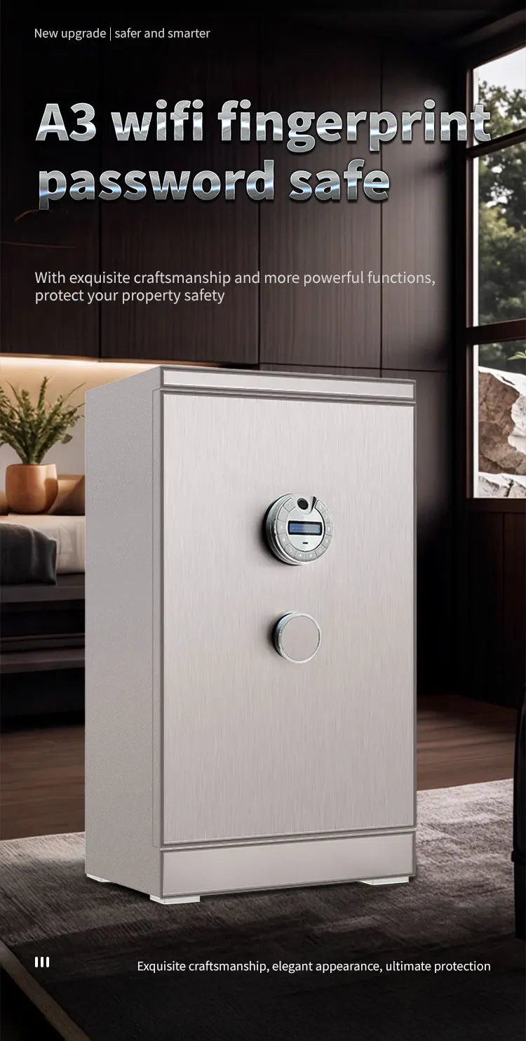 CEQSAFE China Customized TUYA APP WIFI Fingerprint Password Safe for Home & Office manufacture