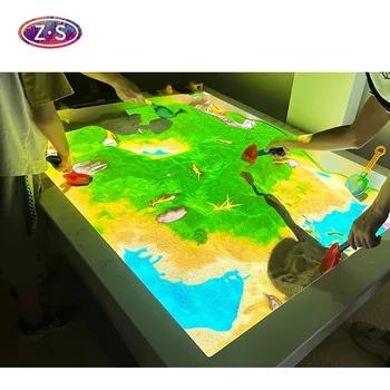 Factory Sale Children Educational Game Indoor AR Interactive Sand Table Sandbox Projector