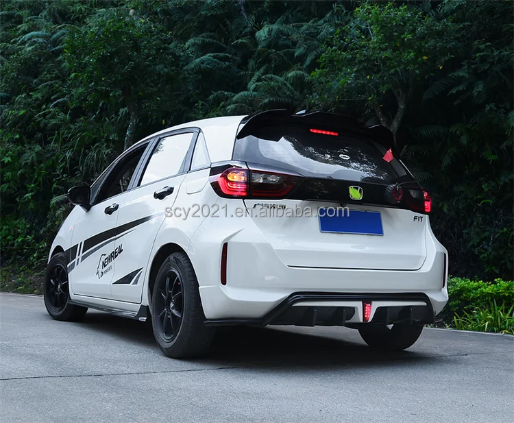 For Honda Jazz Body Kit Style A 2021 Honda Fit Gr9 Front Lip Bumper