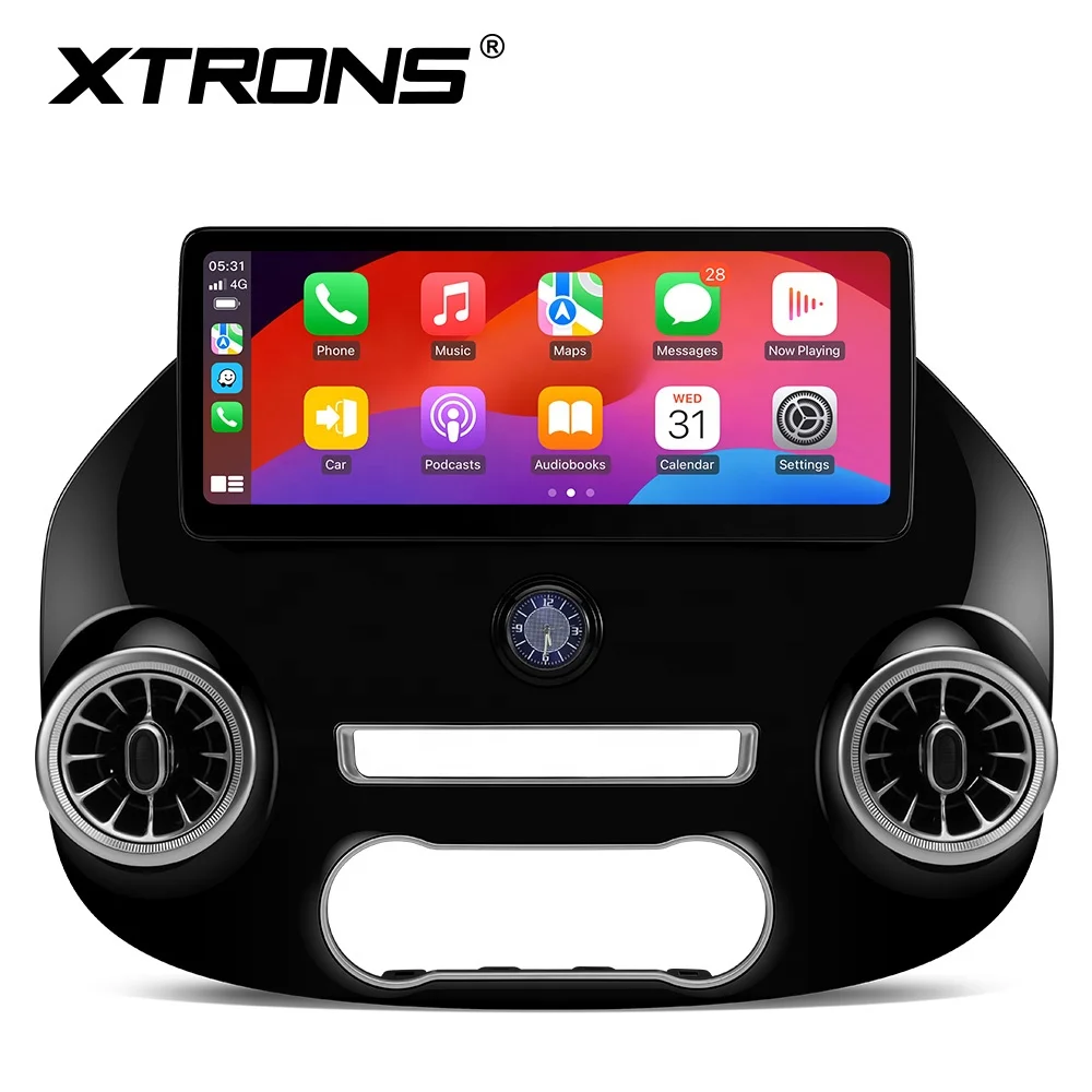 XTRONS 12.3 Inch Universal Android Car Stereo 8667N 2+32GB Round Corner Global 4G DSP Images for Illustrative Purposes Only