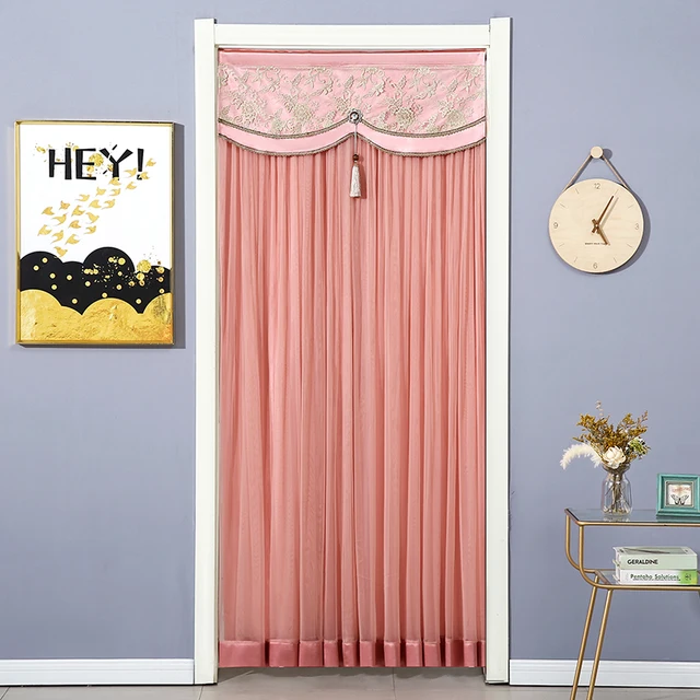 long door curtain fabric sheet living room for home window and door decoration