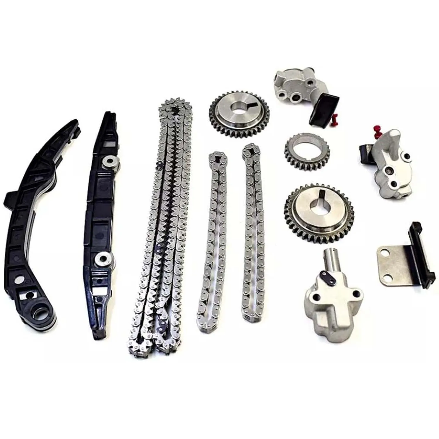 12pc/set Timing Chain Kit Guide Rail Tensioner Sprockets Engine