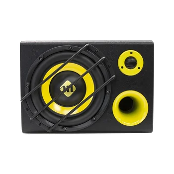 Manufacturer Customized 10 inch car Subwoofer with box and amp audio active speaker box