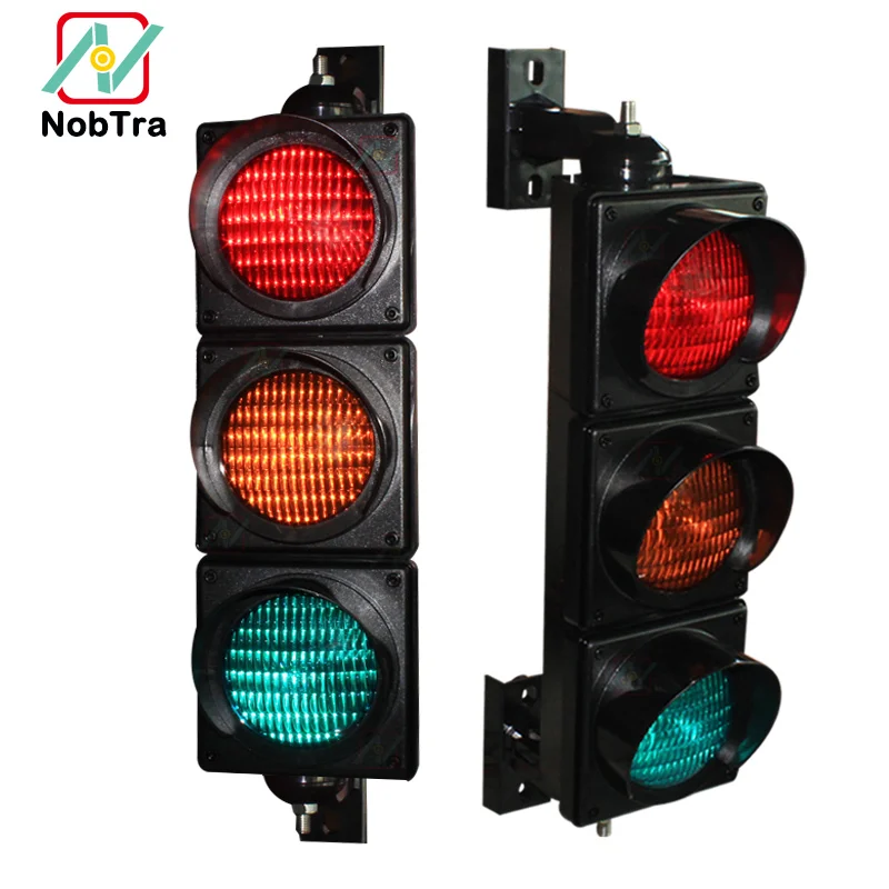 СВЕТОДИОДНЫЙ светофор с высоким потоком 100 мм, светофор, красный, янтарный и зеленый