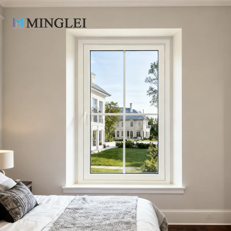 Fuinneoga Cásamónta Alúmanach Amach ón gCúl a bhfuil an éifeachtacht fuinniú in Ameirice críochnaithe le NFRC, Fuinneoga Cásamónta Alúmanach le Triúr nó Dhúbhal Bhuailt