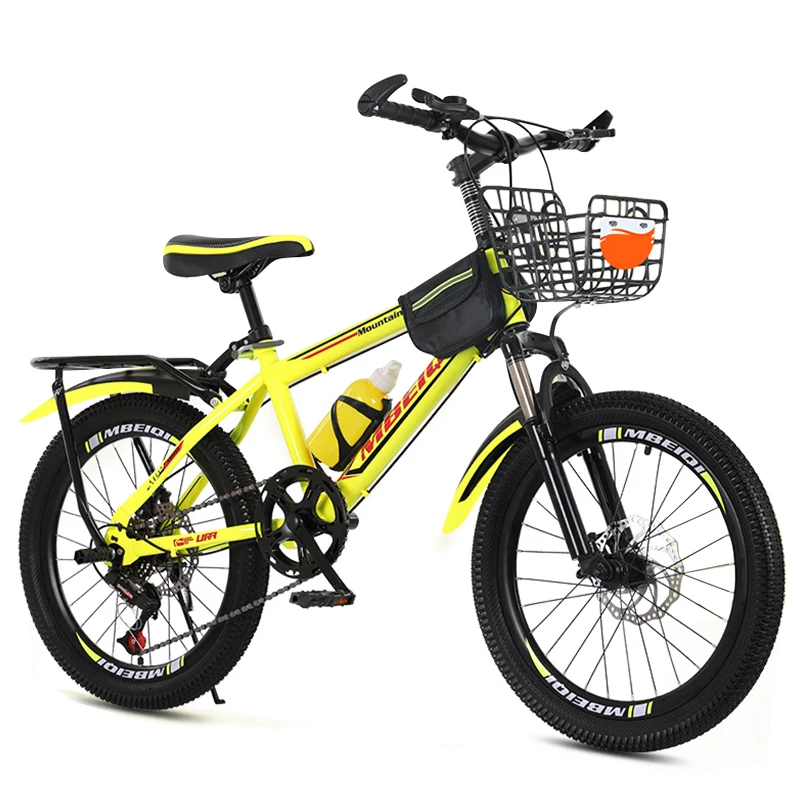 18 20 22 24 Inch Speed Disc Brake Mountain Sport Youth Children's Bicycle  Basket Included Kid's Bicycles Bike for Boys Girls