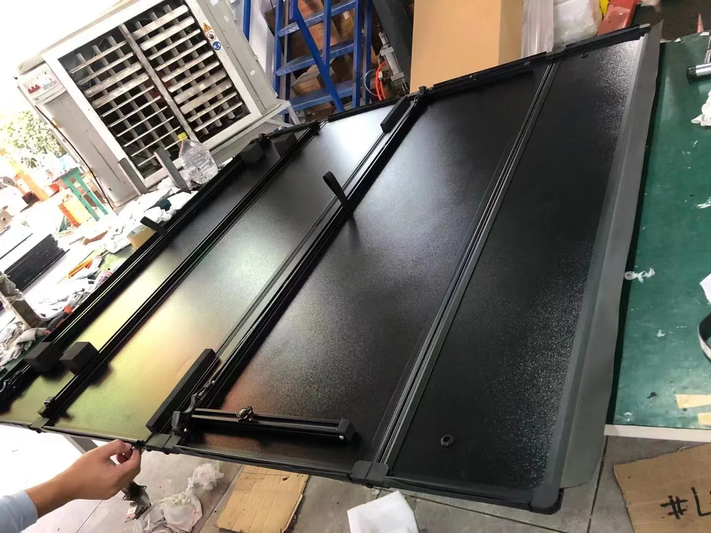 Забрать грузовик покрывало жесткий защитный чехол 4 раза из алюминиевого сплава для hlux triton d-max navara