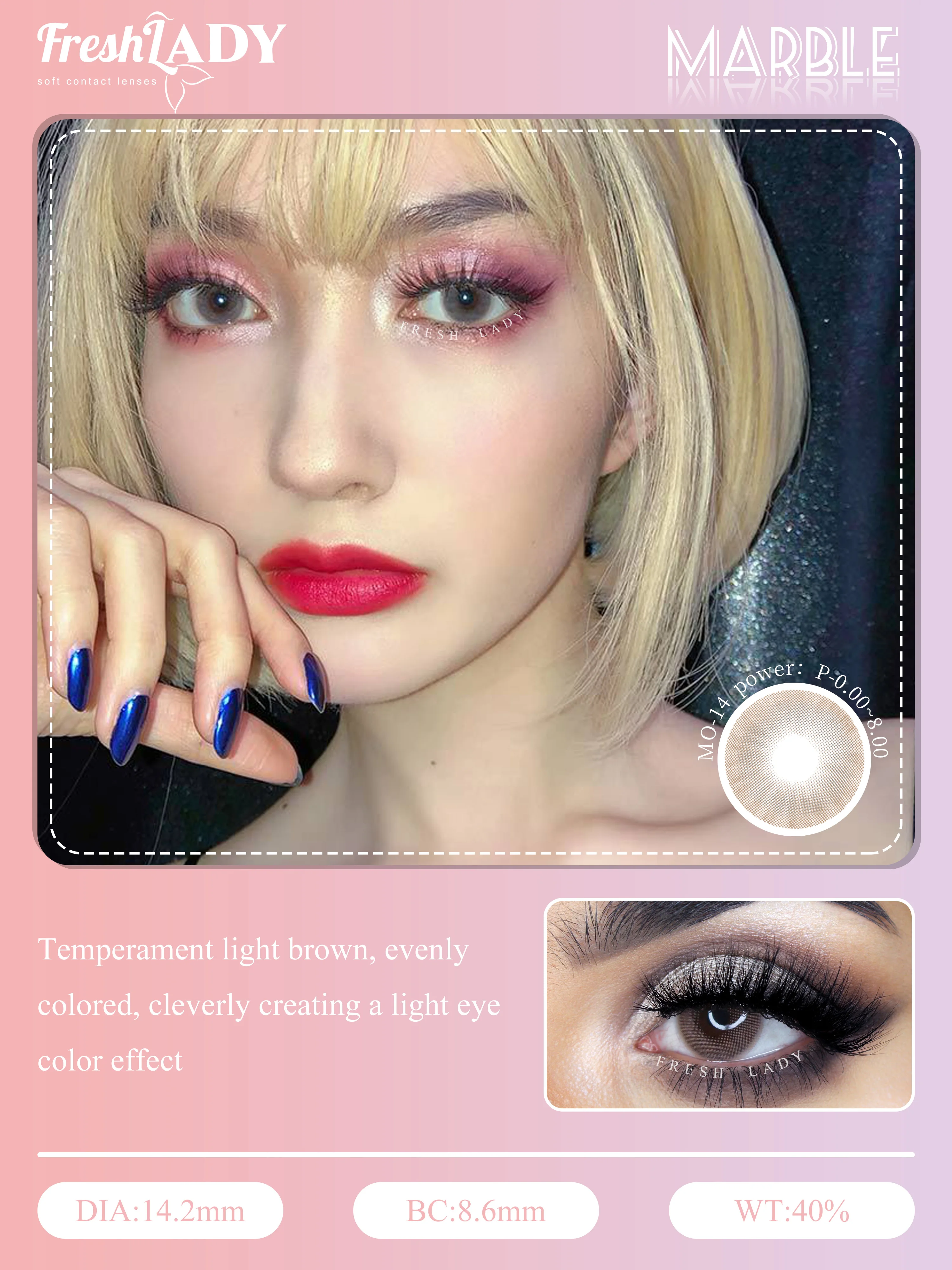 HOT ocean style wholesale colored contacts natural look China yearly batis eye contact lenses color contact lens