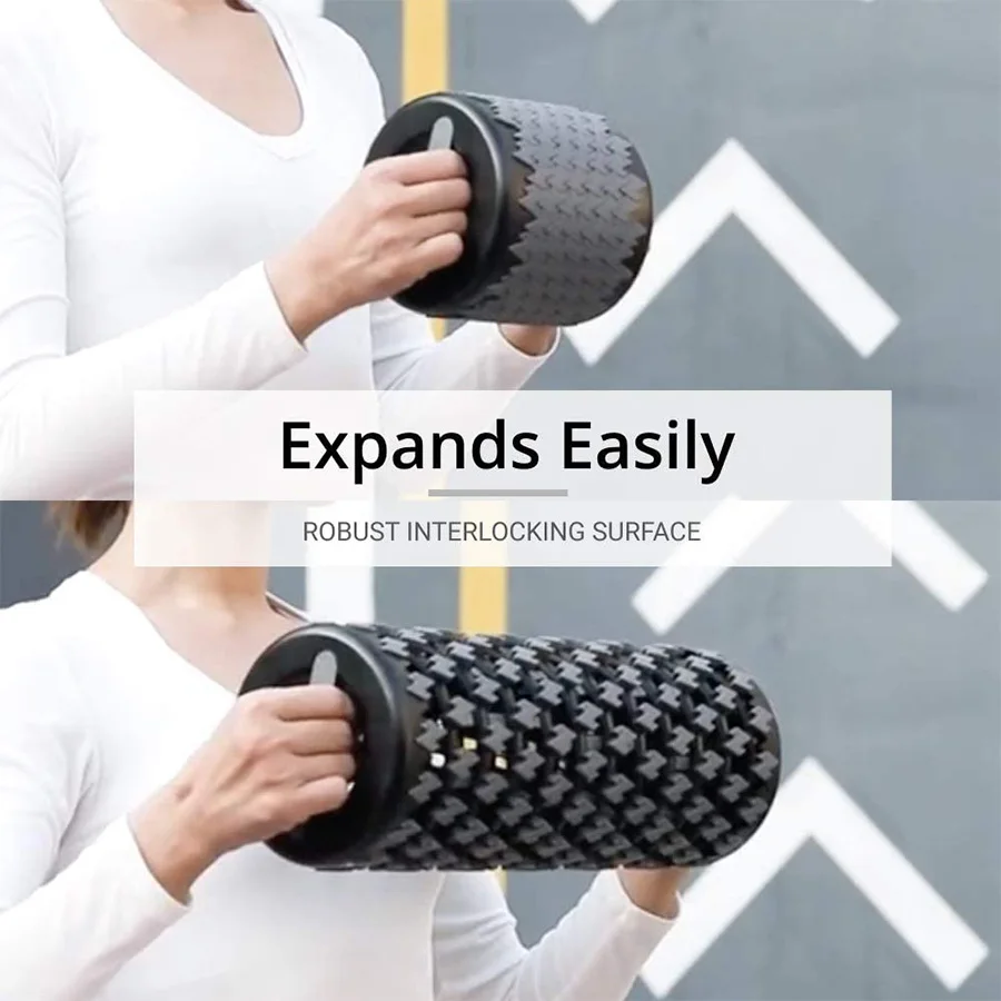 Wholesale Women Pilates Yoga Gym Exercise Adjustable Hallow TPE Foam Roller