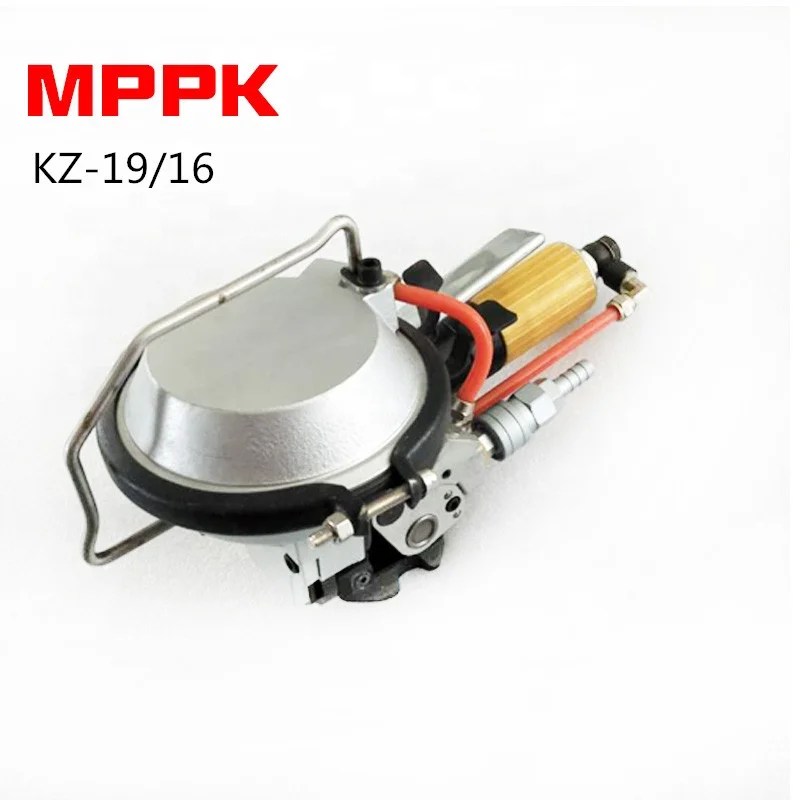 KZ-19/16 Three-in-One 16MM Steel Strip Penumatic Buckle Sealer Paper Packing Tool for Food Sheet Metal Tensioning Steel