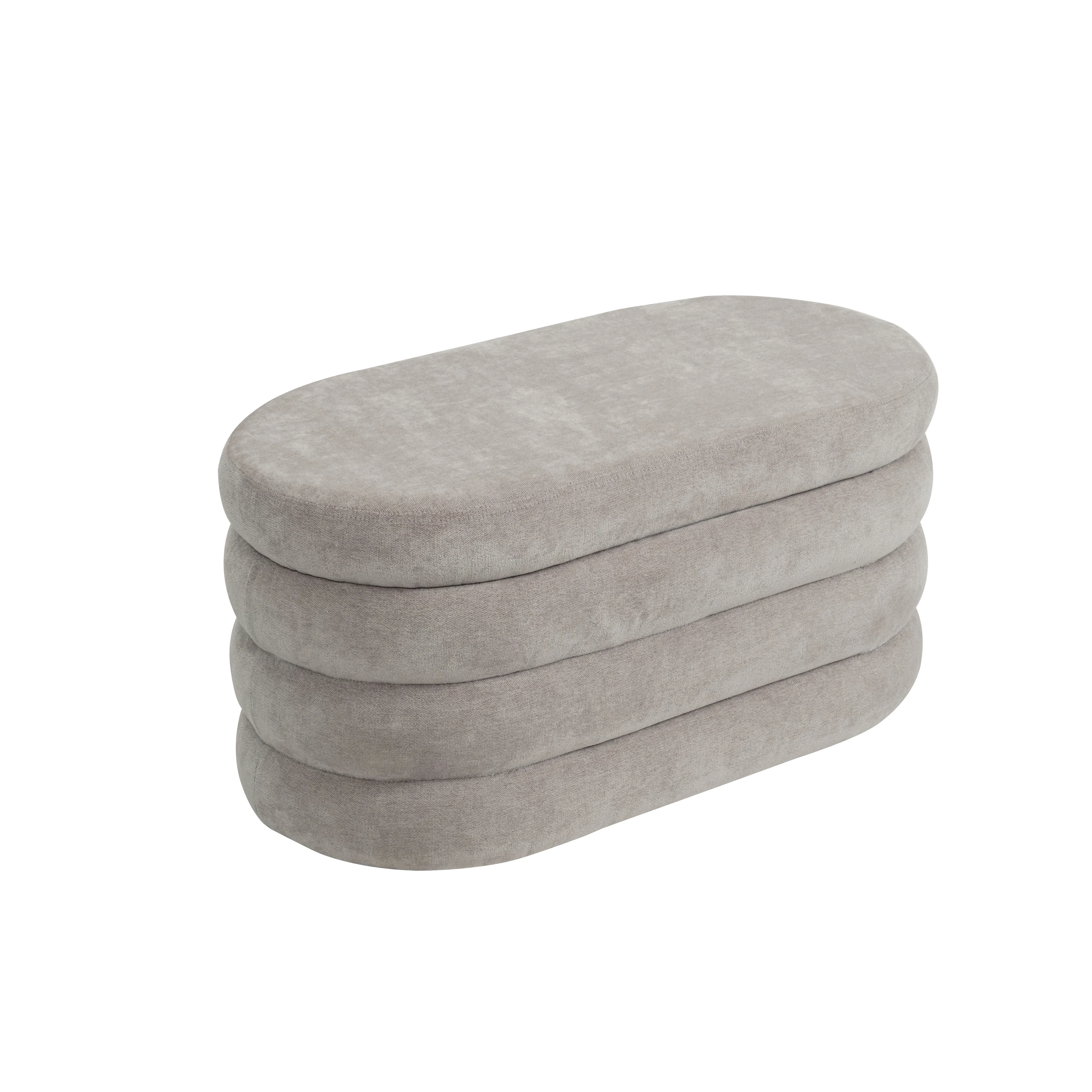 Modern Living Room Bedroom Ottoman Storage Foot Stool Bench Velvet