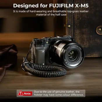 Smallrig X-M5 Leather Half Case Kit for FUJIFILM X-M5(Black) - 4879 detail image