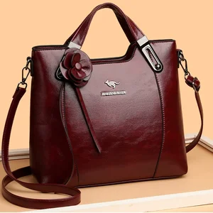 New TOP Quality Soft Shoulder Bag Wholesale Luxury Femme Bags Fashion Large Capacity Messenger Bag Women Handbags amd Purse