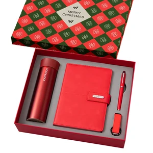 4 in 1 Practical Gift Bundle with Journal Pen Insulated Tumbler and Portable Umbrella As a Great Value Pack Deal