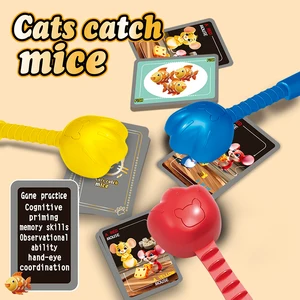 Interactive Kids Game 4 Sticks 48 Cards Catch the Mouse Educational Cards Games