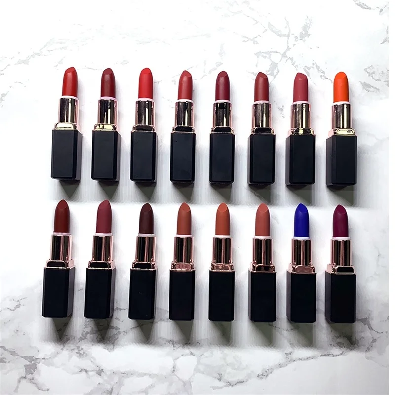 your own brand organic high quality set waterproof lipstick 16