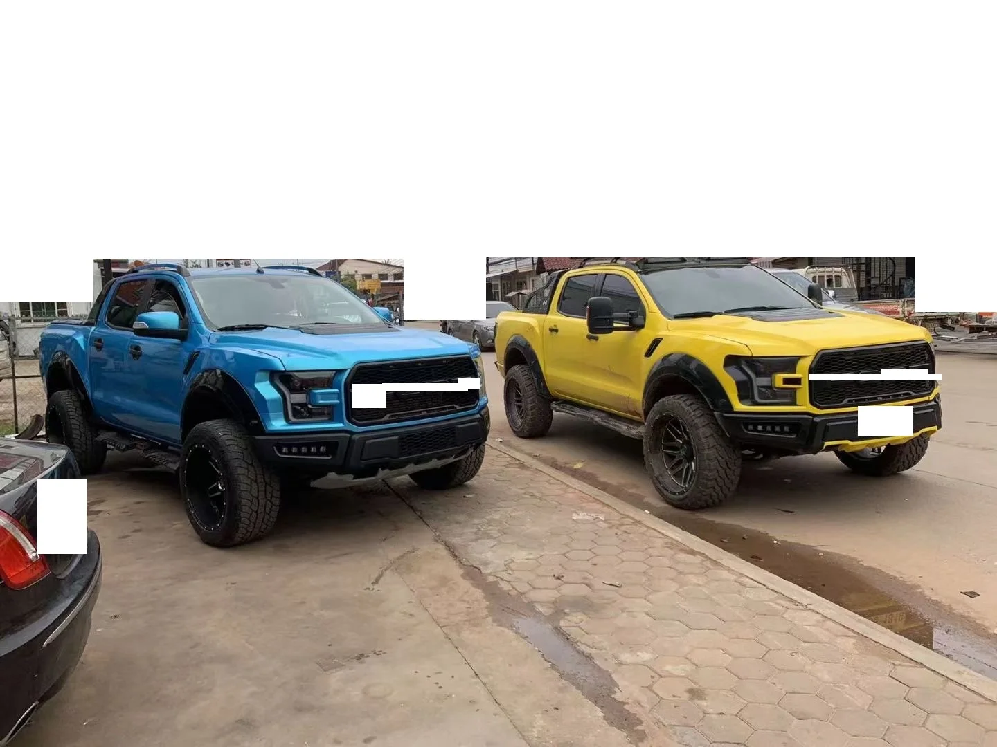 Car Conversion Facelift Bodykit for Ford Ranger 2012-2021 T6 T7 T8 ...