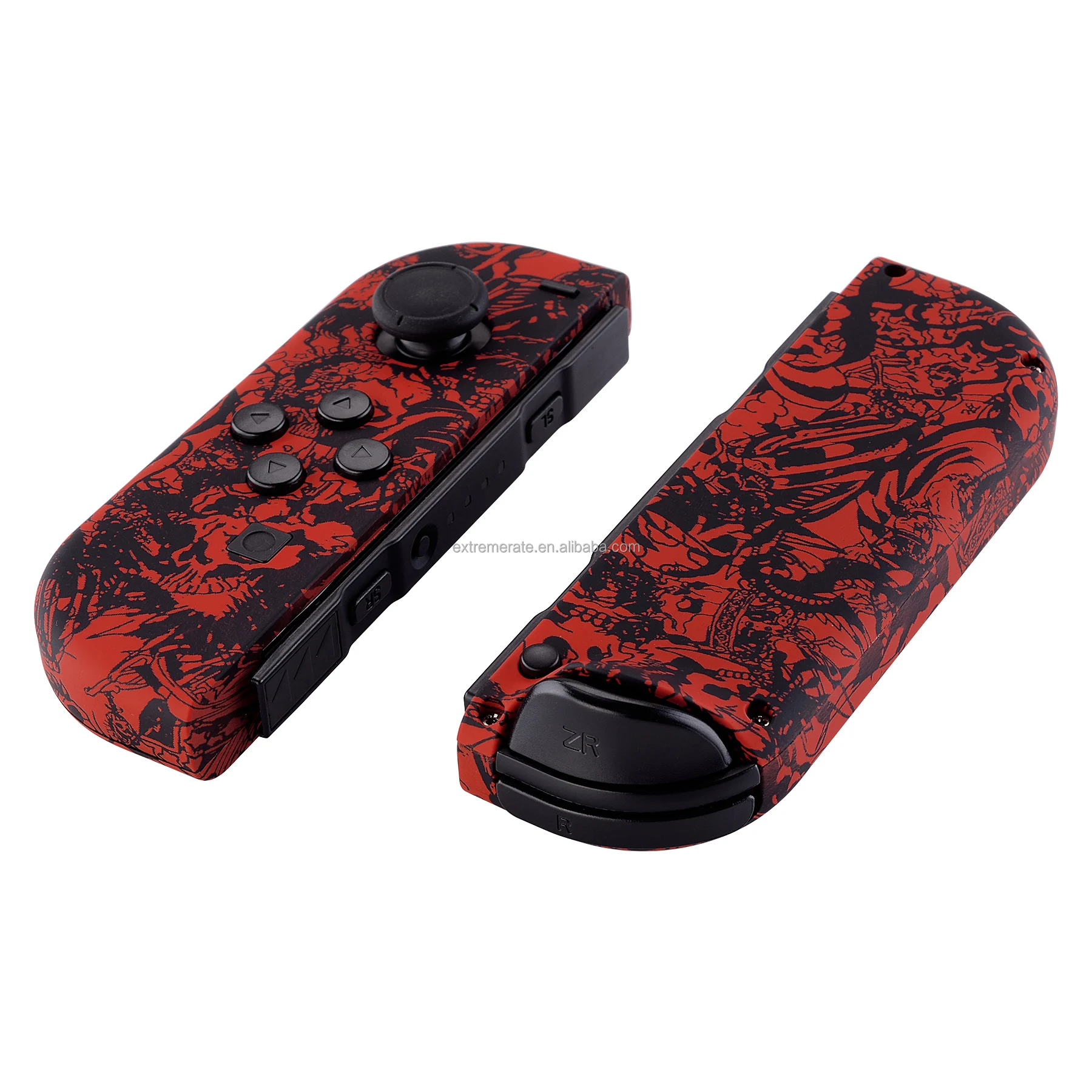 Red Custom Switch Controller Case Handle Housing Cover Left Right Grip
