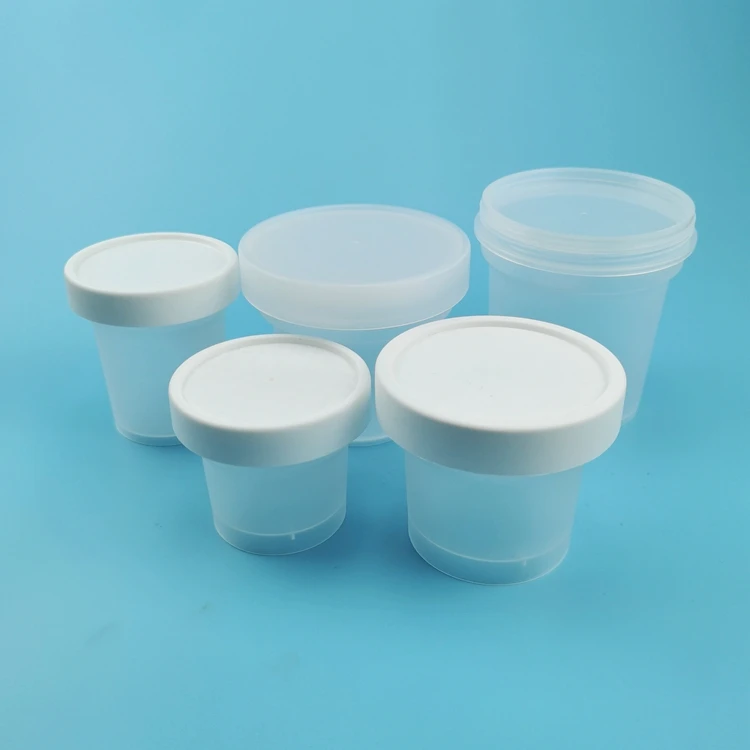 Emballage de conteneurs de tasse de crème glacée de plastique d'approvisionnement d'usine