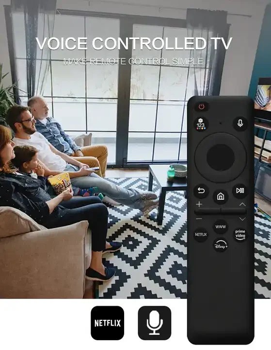 BN59-01432J Replacement Solar Remote Control for Samsung Neo QLED 8K 4K Smart TV Series Compatible with Fixed Code Controller