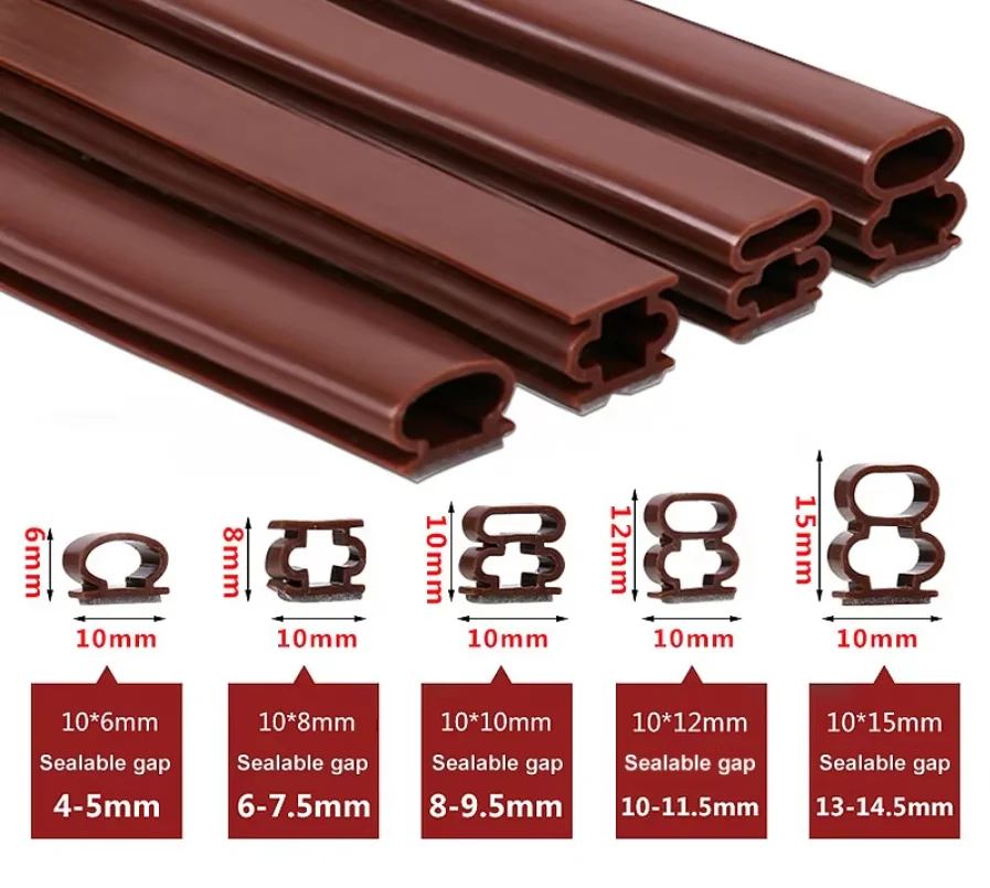Heat and Cold Resistant and Long Life Rubber TPE Door and Window Rubber Seal Strip / Door Frame Anti-collision Seal