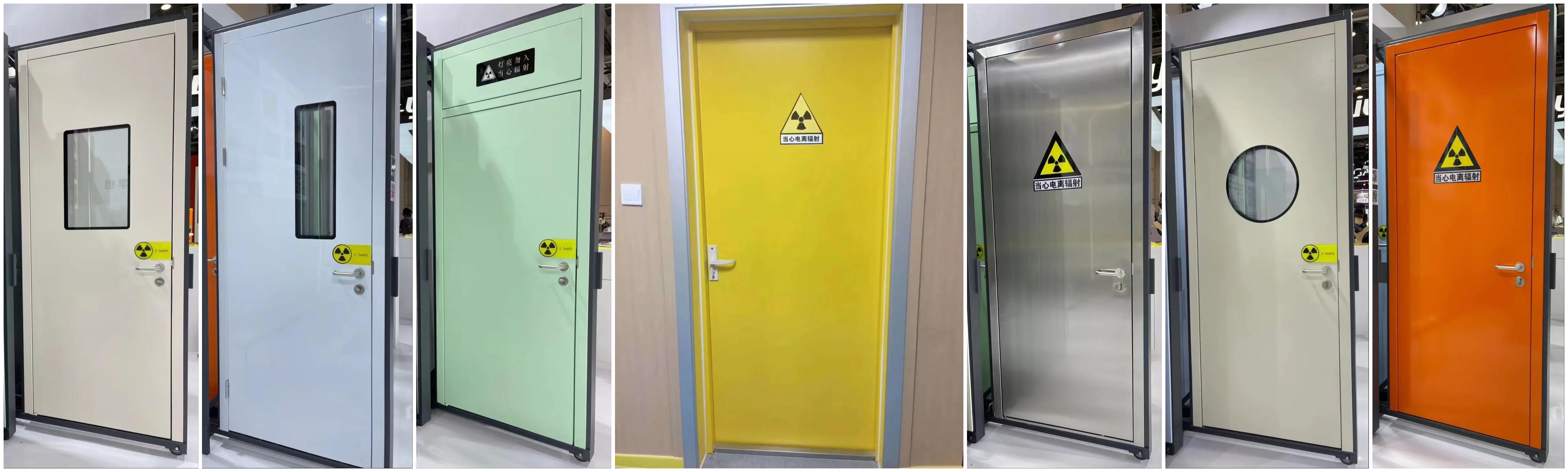 Sliding X Ray Radiation Protection Door 1 Leaf 45db Rf Shielded Doors