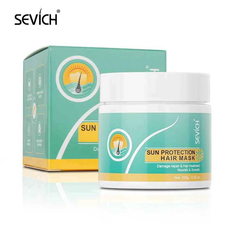 Private label sun protection hair mask deeply nourish hair restore nutrition hair mask