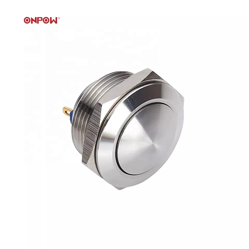 Onpow 16mm Push Button On-off Switch( Gq16b-10/j/n) Ce,Rohs Stainless ...
