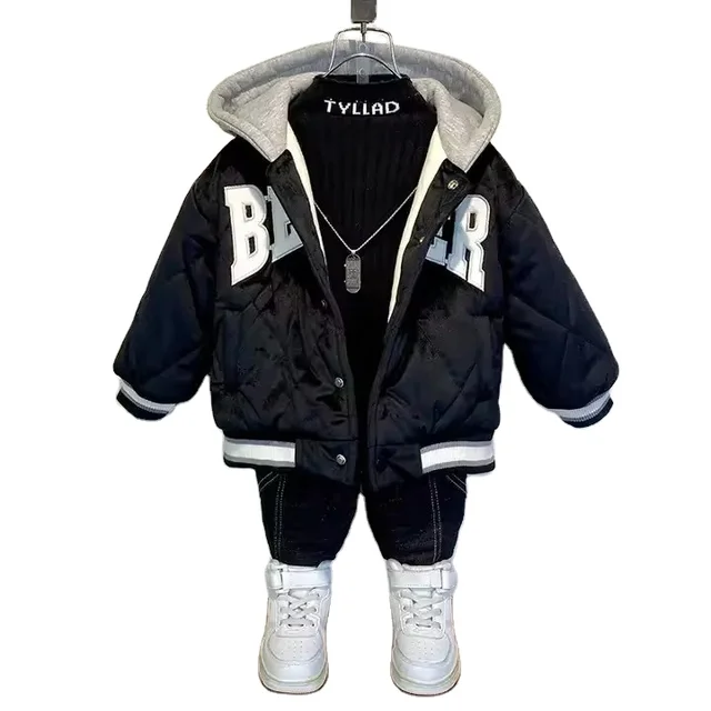 Manufacturers Custom Girls Winter Down Jacket Kids Bubble Coat Kids Cropped Cotton Kids Jackets