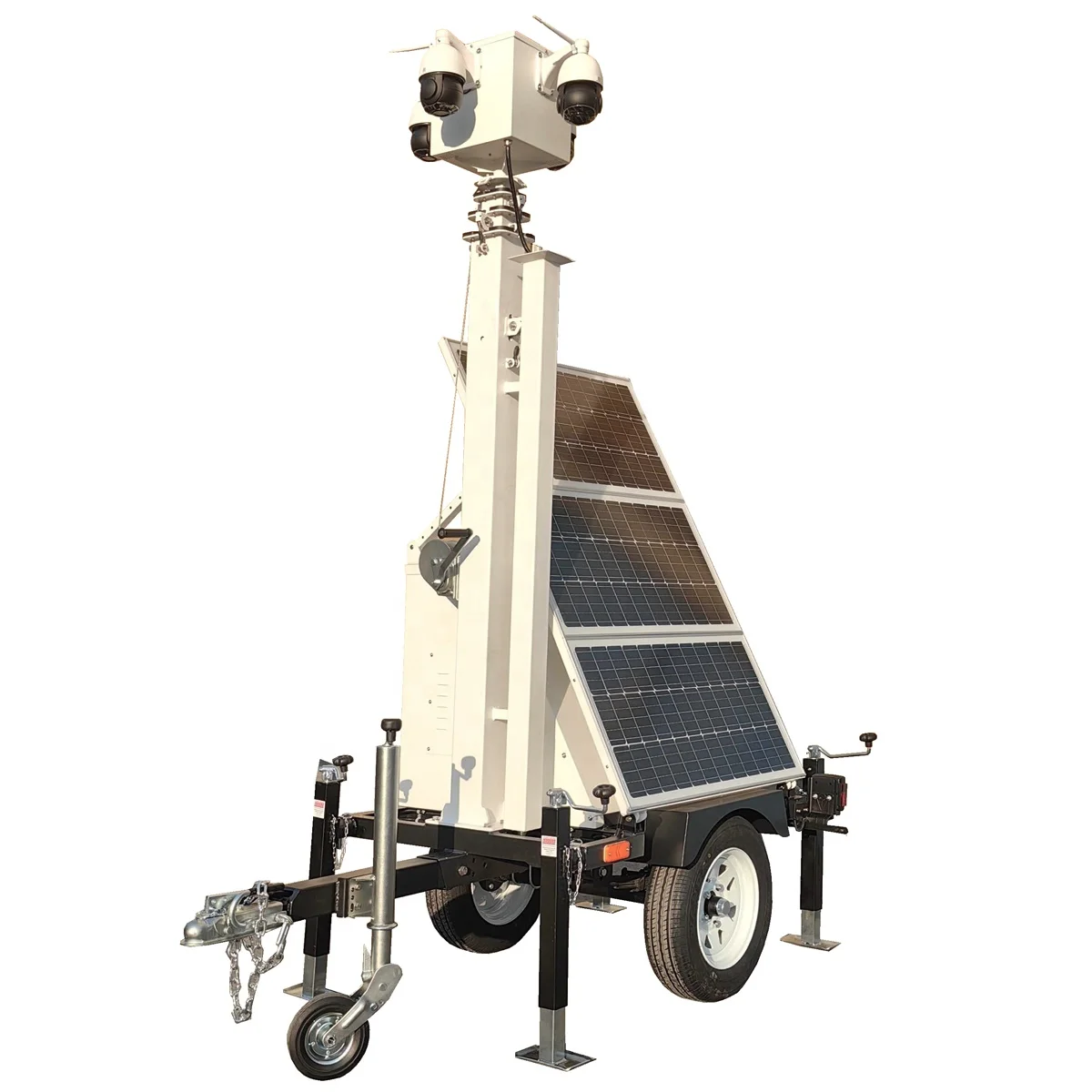 Alibaba.com: Mobile Surveillance Trailer for Construction Sites with CE ...