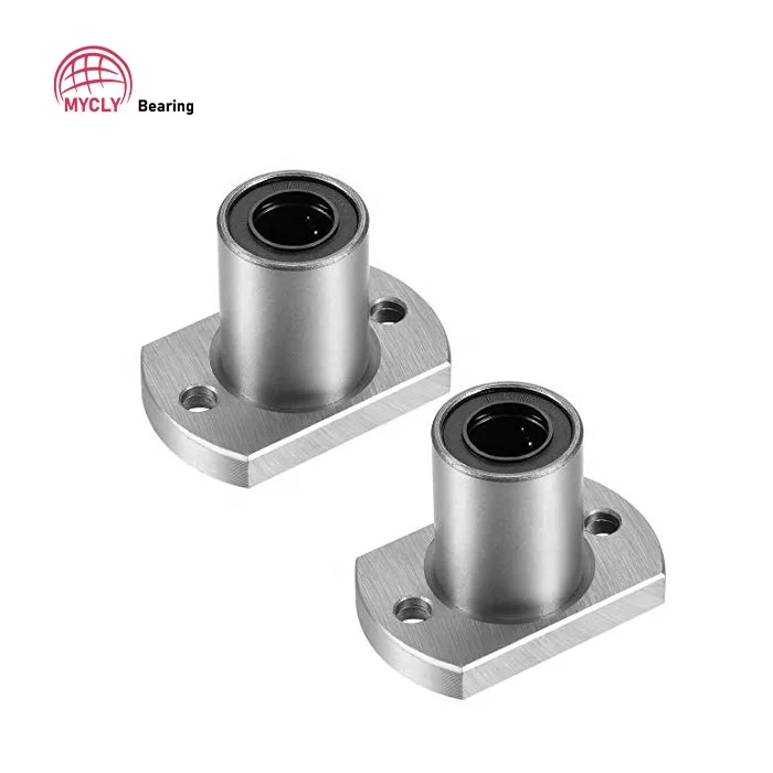 Two Side Cut Linear Flange Slide Ball Bearing LMT10UU LMH10UU Bearing LMH10