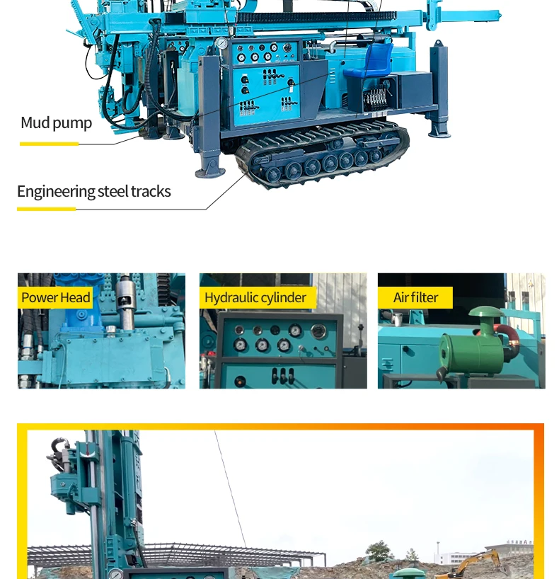 Global Geotechnical Core Sample Drill Rig Machine FD400 Soil Testing ...