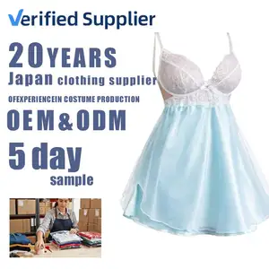 Women Sexy Floral Nylon Satin Lace Nightgowns Breathable Soft Elegant Fashion ODM Factory Wholesale Lingerie Front Logo