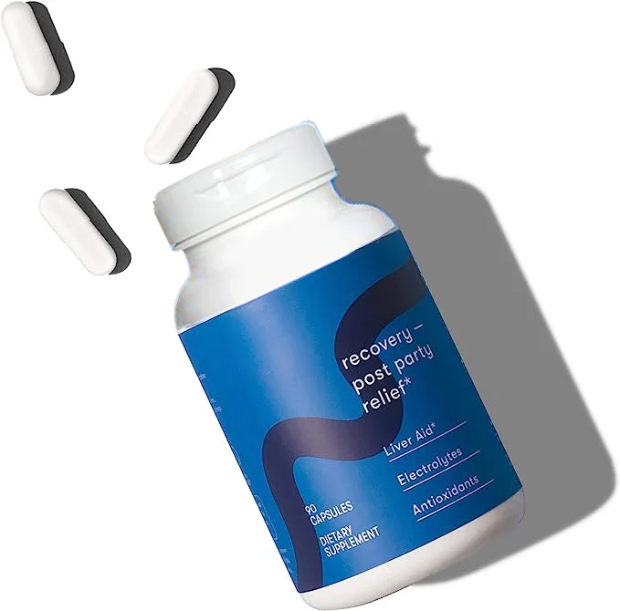 Hangover Supplement - Silymarin & L-Glutathione for Liver Health