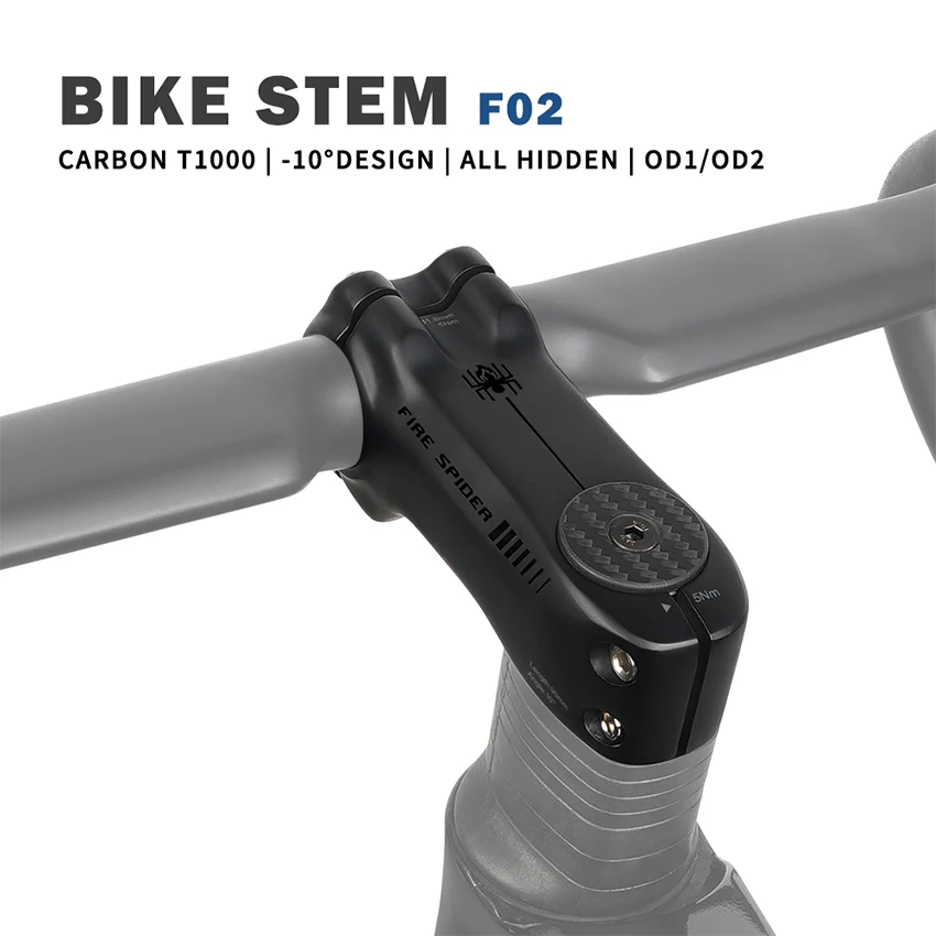 Stem Sepeda MTB Serat Karbon T1000 Khusus yang Dapat Disesuaikan
