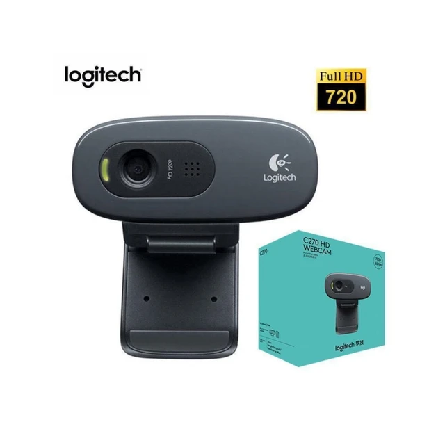 Logitech C270 HD Webcam HD Video Call 720P Camera