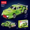 9140-3 back car green cow-color boxed