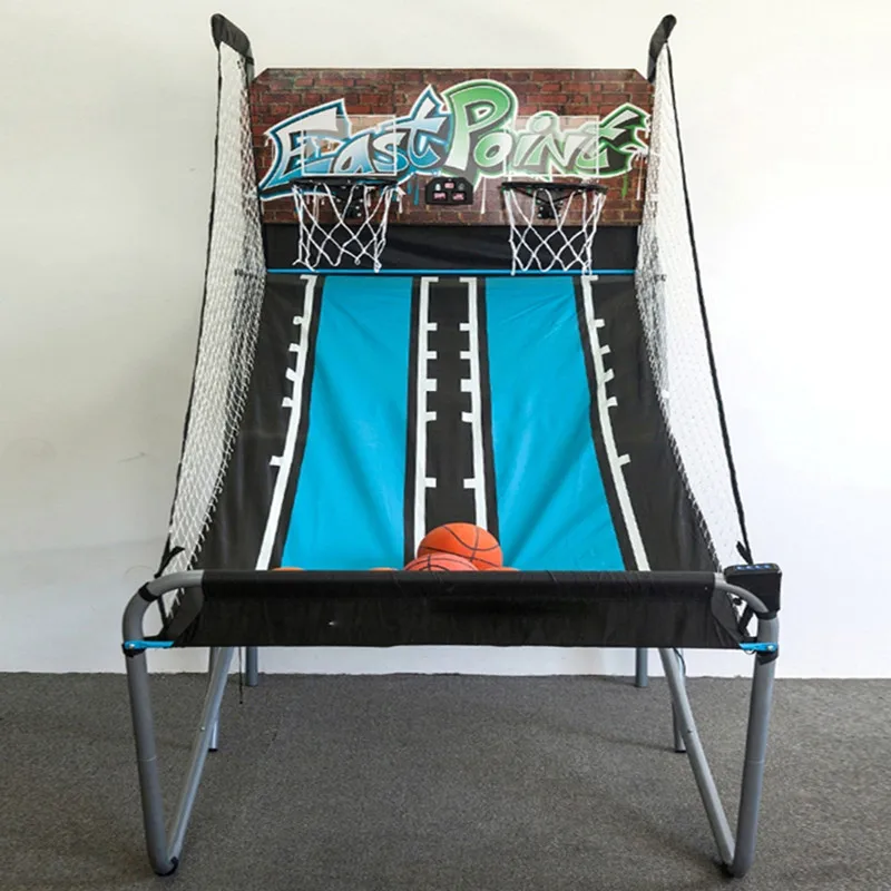 Arcade Double Shoot Basketball Game Machine for Two Players